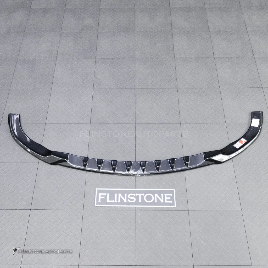 ลิ้นหน้า สำหรับ Mercedes Benz C236 CLE-Class ทรง Maxton design สีดำเงา