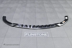 ลิ้นหน้า สำหรับ Mercedes Benz C236 CLE-Class ทรง Maxton design สีดำเงา