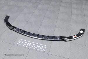 ลิ้นหน้า สำหรับ Mercedes Benz C236 CLE-Class ทรง Maxton design สีดำเงา