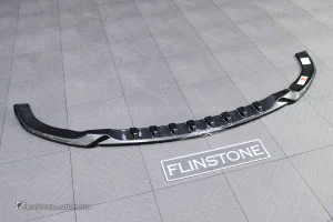 ลิ้นหน้า สำหรับ Mercedes Benz C236 CLE-Class ทรง Maxton design สีดำเงา