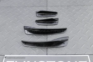 คาหนาดหน้า สำหรับ Mercedes Benz C236 CLE-Class ทรง Maxton design สีดำเงา