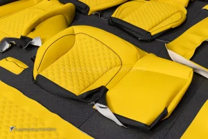 ชุดเบาะหนัง สำหรับ Mercedes Benz W465 G-Class สีเหลือง