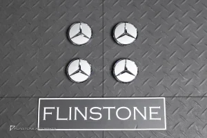 ฝาล้อ Mercedes Benz สีเทา ดาวโครเมี่ยม แท้ – 4 ชิ้น
