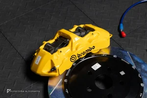 ชุดเบรค BREMBO GT 6P + 4P TOYOTA ALPHARD 40 สีเหลือง
