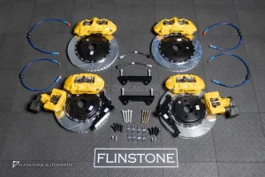 ชุดเบรค BREMBO GT 6P + 4P TOYOTA ALPHARD 40 สีเหลือง