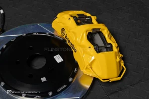 ชุดเบรค BREMBO GT 6P + 4P TOYOTA ALPHARD 40 สีเหลือง