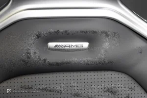 เบาะ AMG Seat ฝั่งคนขับ สำหรับ Mercedes Benz หนังสีดำ – สีเหลือง