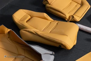 ชุดเบาะ สำหรับ Panamera 970 สีเหลืองครีม
