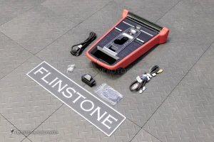 คอลโซลกลางที่เข้าเกียร์ สำหรับ Porsche Cayenne 958 สีแดงเลือดหมู