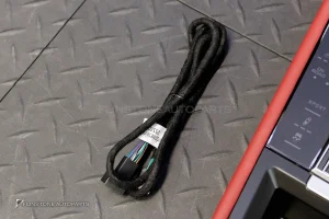 คอลโซลกลางที่เข้าเกียร์ สำหรับ Porsche Cayenne 958 สีแดงเลือดหมู