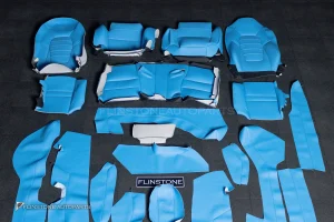 ชุดเบาะหนัง สำหรับ PORSCHE 992 Carrera สีฟ้า