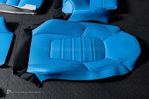 ชุดเบาะหนัง สำหรับ PORSCHE 992 Carrera สีฟ้า