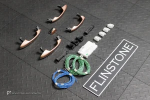 ชุด Keyless สำหรับ W205 C-Class มือจับสีน้ำตาล