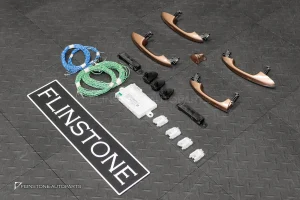 ชุด Keyless สำหรับ W205 C-Class มือจับสีน้ำตาล