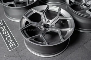ล้อ Custom forged สำหรับ AUDI Q6 E-Tron สีเทาด้าน ขอบ 21 5-130