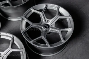 ล้อ Custom forged สำหรับ AUDI Q6 E-Tron สีเทาด้าน ขอบ 21 5-130