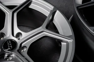 ล้อ Custom forged สำหรับ AUDI Q6 E-Tron สีเทาด้าน ขอบ 21 5-130