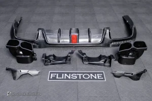 ดิฟฟิวเซอร์ Carbon fiber พร้อมปลายท่อ สำหรับ W222 S-Class ทรง BRABUS