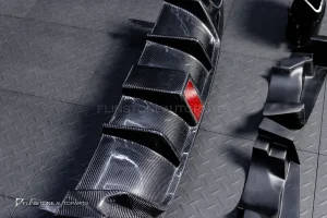 ดิฟฟิวเซอร์ Carbon fiber พร้อมปลายท่อ สำหรับ W222 S-Class ทรง BRABUS