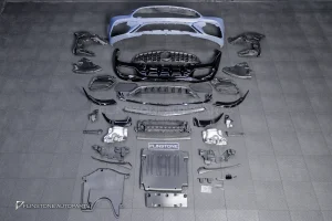ชุดกันชนหน้า สำหรับ W206 C-Class ทรง C63 AMG