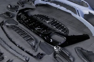 ชุดกันชนหน้า สำหรับ W206 C-Class ทรง C63 AMG