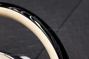 พวงมาลัย พร้อม Airbag สำหรับ W222 S-Class หนังสีครีม ด้ายสีครีม