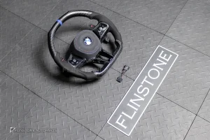 พวงมาลัย พร้อม Airbag สำหรับ BMW G70 Sereis 7 หนัง Alcantara ดำ ด้
