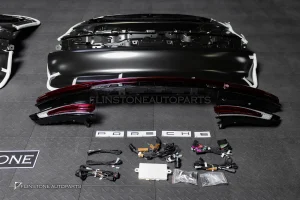 ชุดแปลงท้าย Porsche Cayenne Coupe E3 9Y0.1 เป็น E3.2 9Y0.2 พร้อมไฟท้ายสีแดง