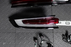 ชุดแปลงท้าย Porsche Cayenne Coupe E3 9Y0.1 เป็น E3.2 9Y0.2 พร้อมไฟท้ายสีแดง