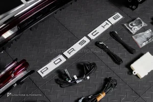 ชุดแปลงท้าย Porsche Cayenne Coupe E3 9Y0.1 เป็น E3.2 9Y0.2 พร้อมไฟท้ายสีแดง