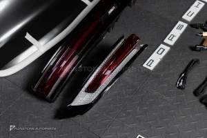 ชุดแปลงท้าย Porsche Cayenne Coupe E3 9Y0.1 เป็น E3.2 9Y0.2 พร้อมไฟท้ายสีแดง
