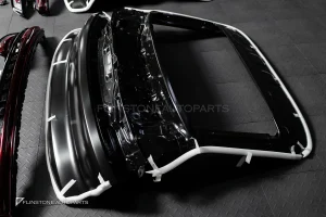 ชุดแปลงท้าย Porsche Cayenne Coupe E3 9Y0.1 เป็น E3.2 9Y0.2 พร้อมไฟท้ายสีแดง
