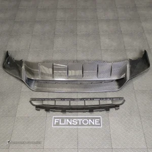 มีตำหนิค ลิ้นหน้า Carbon Fiber Porsche Cayenne Turbo GT Per Facelift E3.2 9Y0.2 ทรง USUS Autoclave V.1