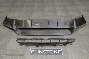 มีตำหนิค ลิ้นหน้า Carbon Fiber Porsche Cayenne Turbo GT Per Facelift E3.2 9Y0.2 ทรง USUS Autoclave V.1