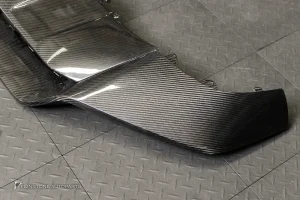 มีตำหนิค ลิ้นหน้า Carbon Fiber Porsche Cayenne Turbo GT Per Facelift E3.2 9Y0.2 ทรง USUS Autoclave V.1