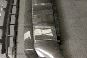 มีตำหนิค ลิ้นหน้า Carbon Fiber Porsche Cayenne Turbo GT Per Facelift E3.2 9Y0.2 ทรง USUS Autoclave V.1