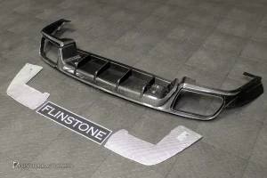ดิฟฟิวเซอร์ท้าย Carbon Fiber Porsche Cayenne E3.2 9Y0.2 ทรง USUS Autoclave V.1