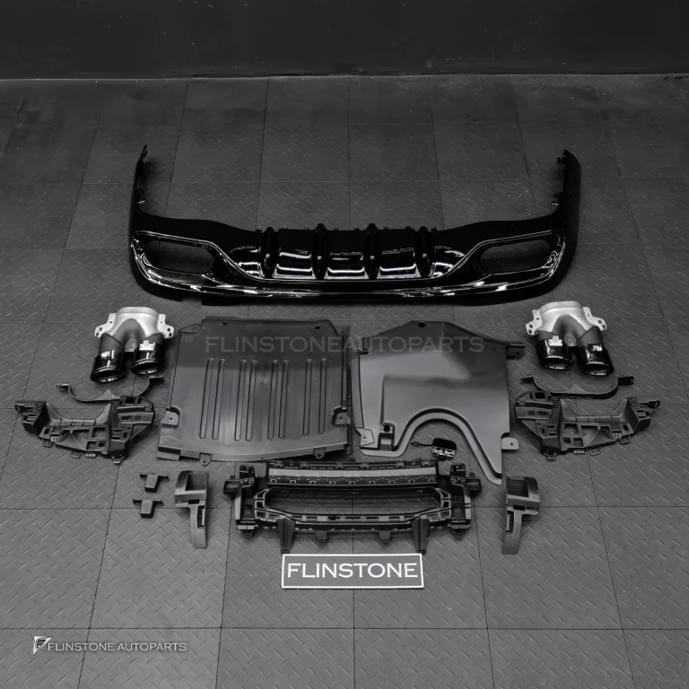Rear Diffuser with tips for W206 C Class style C43 AMG