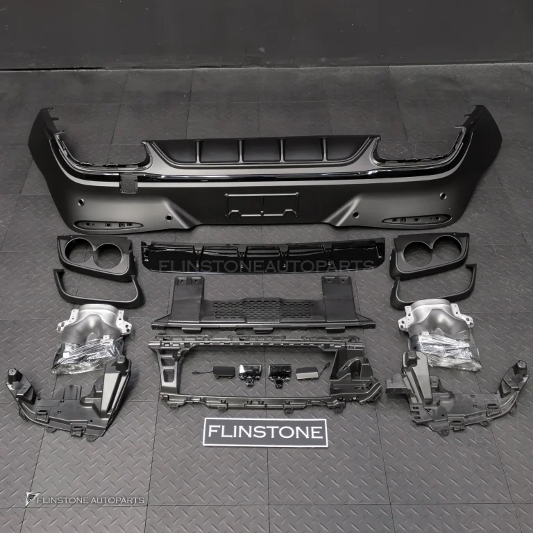 Rear Diffuser with tips for W254 GLC-Class AMG Coupe style GLC43