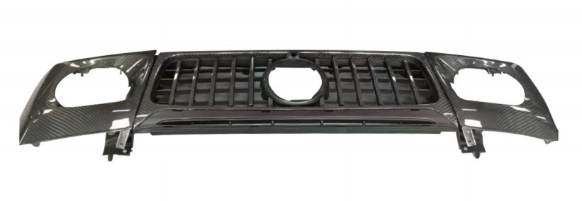 กระจังหน้า + ครอบไฟหน้า Dry Carbon W464 G-Class