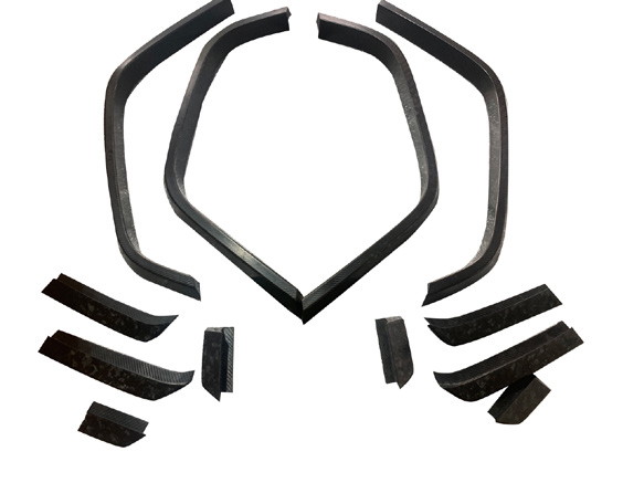 โอเวอร์เฟนเดอร์ซุ้มล้อกว้าง Dry Carbon W464 G-Class ทรง B700 B800 B900