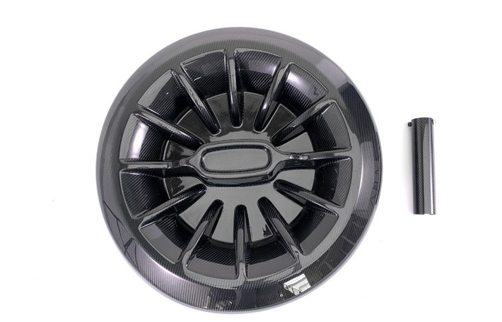 ฝาครอบยางอะไหล่ Dry Carbon W464 G-Class ทรง Vortex