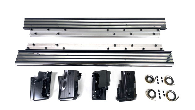 บันไดข้างพร้อมมุมคาร์บอน Dry Carbon W464 G-Class ทรง 4×4