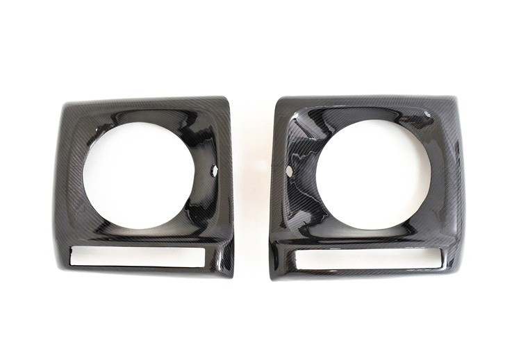 ครอบไฟเดย์ไลท์ ไม่มีไฟ LED Dry Carbon W463 G-Class ทรง G63