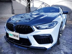 carbon fibre front splitter lip BMW M8 F91 F92 F93 PAKTECHZ