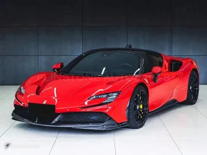 carbon fibre front corner splitters style OEM Ferrari SF90 AUBU