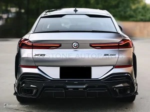 ดิฟฟิวเซอร์หลังพร้อมสปลิตเตอร์ข้างท้ายคาร์บอนไฟเบอร์ BMW X6 PAKTECHZ