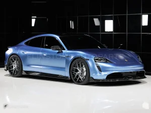 Carbon Fibre Front Lip Porsche Taycan PAKTECHZ(PT0048-1)