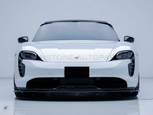 Carbon Fibre Front Lip Porsche Taycan PAKTECHZ(PT0048-1)
