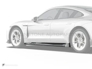 Carbon Fibre Side Skirts Porsche Taycan PAKTECHZ(PT0048-2)